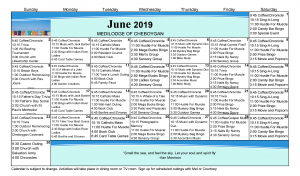 June Activity Calendar – MediLodge of Cheboygan