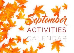 September 2019 Calendar of Events