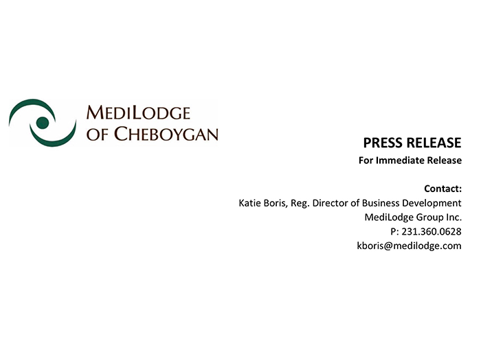 MediLodge of Cheboygan earns five-star quality rating!